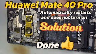 Huawei Mate 40 pro Automatic restarts stuck on Huawei logo Solution restorephone smartphone [upl. by Elaine]