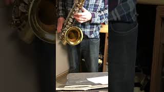 Buescher 400 tenor demo [upl. by Aehtla365]