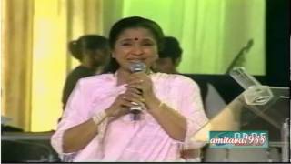 Yeh Larka Hai Allah  Asha Bhosle Live [upl. by Kast]