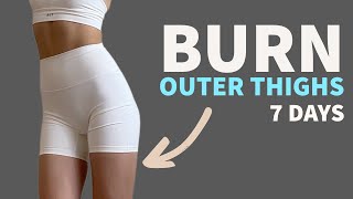 10 Min Outer Thigh Fat Workout Burn Saddlebags In 7 Days [upl. by Cati]