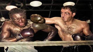 Rocky Marciano vs Ezzard Charles II  Highlights In Full Color [upl. by Dottie137]