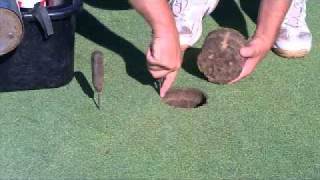 Changing Hole Locations on a Golf Course [upl. by Mosra323]