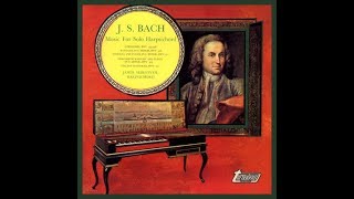 J S Bach Toccata in C minor BWV 911  Janos Sebestyen harpsichord [upl. by Adalai]