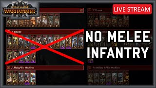 Conquest Mode without Melee Infantry  Tournament Stream  Total War Warhammer 3 Multiplayer [upl. by Pettifer]