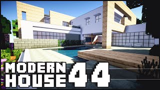 Minecraft  Modern House 44 [upl. by Crescin]