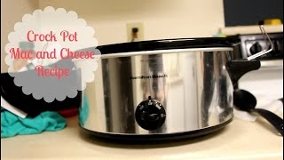 Crockpot Macaroni and Cheese Recipe [upl. by Tnemelc]