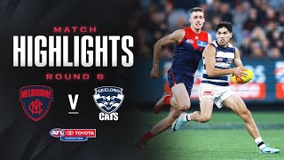 Melbourne v Geelong Cats Highlights  Round 8 2024  AFL [upl. by Whitford]