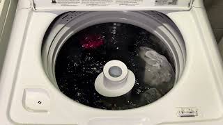 GE Top Load Washer GTW335 Deep Clean Cycle with Deep Rinse off Precise Fill Full Load [upl. by Pavel]