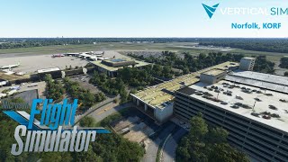 MSFS 2020  VerticalSim Norfolk Int  A32NX  KORF  KCLT  KATL  Vatsim [upl. by Meridel]