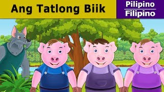 Ang Tatlong Biik  Three Little Pigs in Filipino  Mga Kwentong Pambata  FilipinoFairyTales [upl. by Eltsyrhc204]