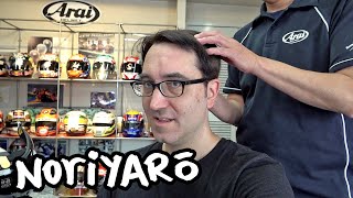 They touched my head at the Arai Helmet factory [upl. by Downs]