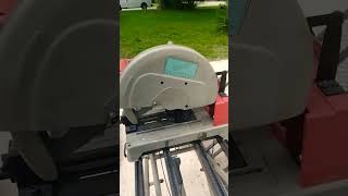 new welding trailer and Milwaukee chopsawexcited [upl. by Melar]