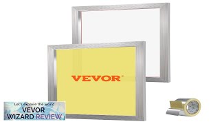 VEVOR Screen Printing Kit 2 Pieces Aluminum Silk Screen Printing Frames 20x24inch Review [upl. by Elyod]