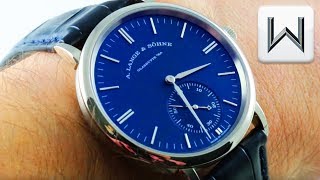 A Lange amp Sohne Saxonia Triple Split Limited Edition 424038F A Lange amp Sohne Watch Review [upl. by Htiekram]