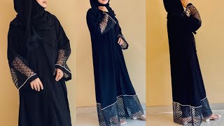 DIY  Latest Abaya  cutting and stitching easy abaya making cuttingandstitching naachusworld [upl. by Etteve]