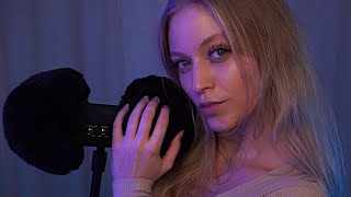 ASMR Ill Scratch Your Little Ears Untill You Sleep Low Light Breathing amp Tongue Clicks [upl. by Neelat]