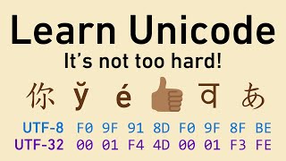 Unicode in friendly terms ASCII UTF8 code points character encodings and more [upl. by Ehgit718]