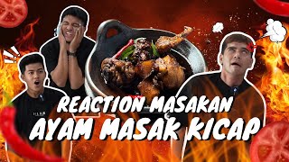 REACTION AYAM MASAK KICAP 4 SEKAWAN  ADA TETAMU UNDANGAN [upl. by Eidnew]