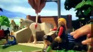 Playmobil Serie rancho de ponis Set de limpieza para caballos en Eukakids [upl. by Narcho48]