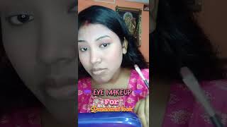 Soft pinkish eye makeup for my panchami look 🌸 ashortaday ytshorts makeuptutorial eyemakeup [upl. by Adliwa]