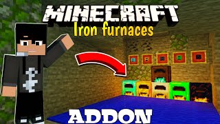 Iron furnacesAddon para minecraft pe [upl. by Diella]