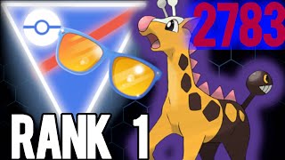 Hitting RANK 1 with Shadow Girafirig in Summer Cup  Pokémon GO Battle League [upl. by Acirem83]