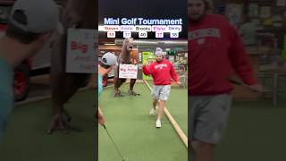 Hole 17  Mini Golf Tournament with Brooks Holt minigolf [upl. by Annahvas]