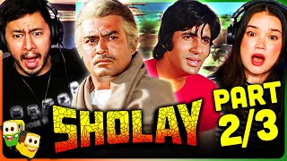 Part 23 SHOLAY 1975 Movie Reaction Reupload  Amitabh Bachchan  Dharmendra [upl. by Karina]