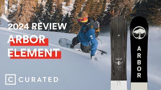 2024 Arbor Element Camber Snowboard Review  Curated [upl. by Benedict]