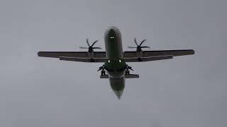 Binter Canarias ATR 72 landing to Gran Canaria [upl. by Eanrahs]