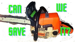 Stihl 023 starts then dies  carb cleaning and tuning instructions  gas line replacement [upl. by Sesilu]