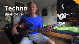 John Scofield  Techno  Bass Cover  Ibanez GSR205B [upl. by Nesahc]