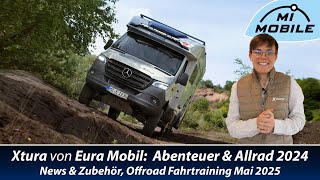 Premiere Eura Mobil Xtura 4x4 und MiMobile auf der Abenteuer und Allrad Messe 2024  4x4 Wohnmobil [upl. by Labina704]