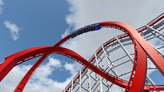 Super Looper POV NoLimits 2 coaster [upl. by Airdnas]