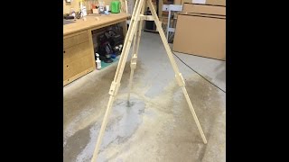 How to make a Wooden Tripod [upl. by Raab209]