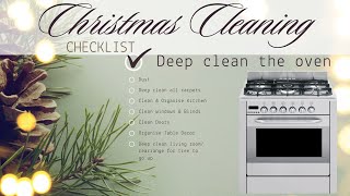 🎄 Christmas Oven Cleaning Motivation  Gas Oven Deep Clean 🎅✨ [upl. by Seys360]