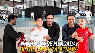 SURPRISE DADAKAN BUAT RAFATHAR PEMAIN TIMNAS NATHAN TJOE DATENG KE ANDARA BUAT MAIN BOLA BARENG [upl. by Rockey383]