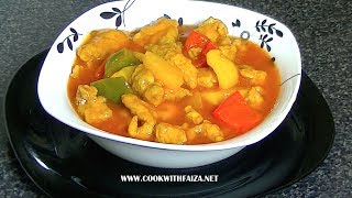 SWEET amp SOUR CHICKEN COOK WITH FAIZA [upl. by Carlita]