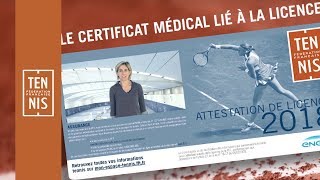 Le certificat médical lié à la licence plus facile et plus pratique   FFT [upl. by Hemphill]