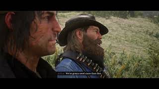 Arthur and John selling horses  RDR2 [upl. by Yduj]