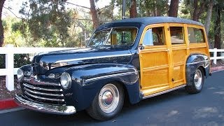 1946 Ford Woody Wagon Stunning Resto Mod Loaded Walk Around [upl. by Neliak255]