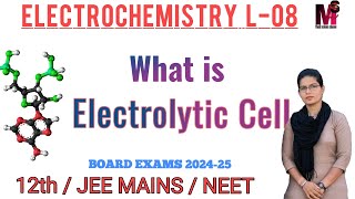 Electrolytic Cell  Electrolysis of water Class 12  Electrochemistry 08 chemistry viral [upl. by Nathanael]