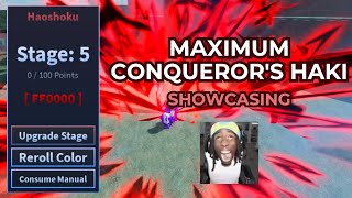 Roblox AUT Mastering the Conquerors Haki Stage 5 [upl. by Ohce]