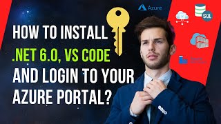 How to install the NET 60 VS Code and Login to your Azure portal [upl. by Aeslek]