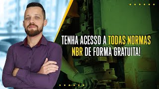 Como ter Acesso a TODAS as Normas NBR Gratuitamente [upl. by Bitthia502]