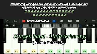 bermain piano lagu  Cinta terlarang  Kangen Band  perfect piano  rfmelody  rfmelodypiano [upl. by Hughes]