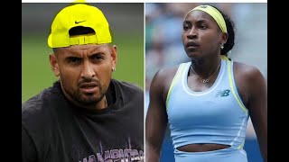 Nick Kyrgios offers to coach Coco Gauff following U S Open disappointment [upl. by Elaweda266]