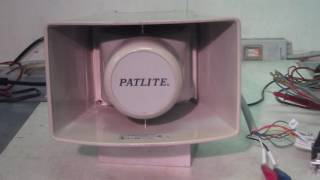 PATLITE EW24KA Horntype electronic sound alarm 動作確認 [upl. by Sikko367]