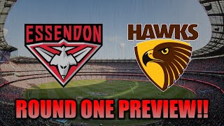 Round One Preview Vs Hawthorn [upl. by Anelrad]