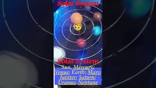 Solar System science shortvideo astrology viralshorts viralvideos solersystem [upl. by Bible467]